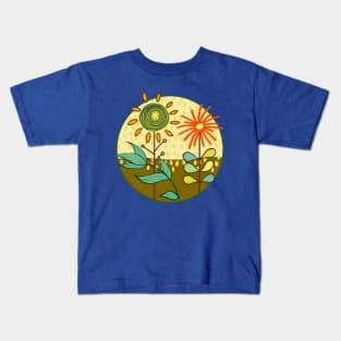 MID-MORNING MODERN Leaf Dots Kids T-Shirt